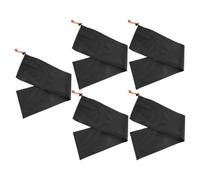 Ciieeo 5pcs Heavy Duty Tent Pole Storage Bag Portable Drawstring Organizer for Outdoor Gear Camping Accessories and Trekking Poles Rod Carrier Sack for Hiking and Travel