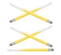 Ciieeo 5pcs High Sensitivity Dual End Stylus Pen with Metal and Fibre Cloth Tips for Mobile Phones and Smartphones, Portable Design for Note Taking the Go Use