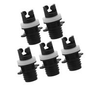 Ciieeo 5Pcs Inflatable Boat Air Valve Adapter Set Compatible with Kayak, Sup, Paddle Board Pump Connectors, Inflatable Pump Adaptor for Fishing Boats and Dinghies