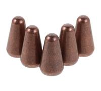 Ciieeo 5pcs Metal Switch Cap Guitar Accessories -way Electric Guitar Toggle Switch Cover Pickup Selector Tip for DIY Tremolo Arm Repairs