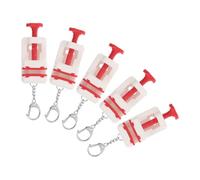 Ciieeo 5pcs Mini Work Vise Keychain for Car Key and Bag, Pocket-Sized with Smooth Finish, Resistant to Wear and Impact, the Go Use by Mechanics and Engineers