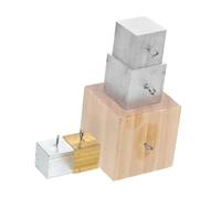 Ciieeo 5PCS Multi Functional Density Cube Set with Hook Essential Scientific Experiment Instruments for Physics Demonstrations and Educational Use