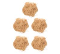 Ciieeo 5pcs Natural Raffia Grass Bird Nesting Material for Parrots and Pet Birds, Easy Arrangement and Tangle-free, for Easter Egg Basket and Box Packaging Filler