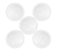 Ciieeo 5pcs Pmma Convex Optical Lenses for LED Flashlights Magnifying Replacement Lens with Focused Beam Concentration for Physics Experiment and Learning Aid