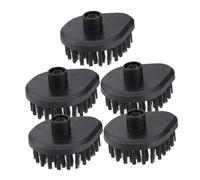 Ciieeo 5pcs Reusable Steam Mop Brush Heads Replacement for Handheld Steam Cleaner Cleaning Attachments for Home and Commercial Use Multipurpose Deep Cleaning for Kitchen Bathroom and