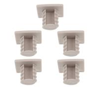 Ciieeo 5Pcs Slide Screw Caps 3.3Cm Square Plastic Screw Covers for Playset Safety Fixing, Slide End Protectors for Playground Equipment