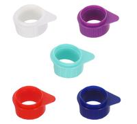 Ciieeo 5pcs Small Plastic Strainer Set with Fine Mesh for Laboratory Filtration, Versatile Cell Strainer for Science Experiment and Microbiology, Easy to Handle in Lab Projects