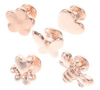 Ciieeo 5pcs Watch Strap Decor Charms Metal Rhinestone Decorative Accessory | Watch Band Styling, Delicate Colour Charm Detail, Easy to Use, Light Weight, Relatives and Friends