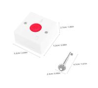 Ciieeo 5pcs Wireless Emergency Call Button for Elderly Bathroom Safety Alert System Type Wall Panel Switch Portable Restroom Assistance for Disabled and Seniors