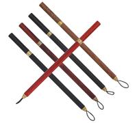 Ciieeo 5pcs Wooden Infinity Pencils Set 7” Inkless Reusable Sketching and Marking Pencils for Architecture Drawing and School Red Sandalwood Chicken Wing Wood Black Technology Wood