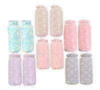 Ciieeo 6 Pairs Women’s Long Oversleeves Arm Sleeves, Double-layer Anti-stain Sturdy Arm Protectors for Daily Use, Random Colors, Suitable for Office and Student Wear