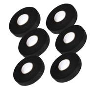 Ciieeo 6 Rolls High Temp Auto Engine Harness Tape Self Adhesive Wire Wrapping Tape Wear Resistant for Electrical Circuit Maintenance