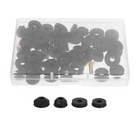 Ciieeo 60pcs Universal Rubber Faucet Washers Replacement Kit Leakproof Garden and Kitchen Plumbing Gaskets, Sink Sealing Rubber Tap Washers for Bathroom and Outdoor Taps