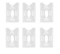 Ciieeo 6pcs Car Windshield Pass Holder Plastic Transit Pass Holder for Car Parking Permit Sleeve