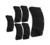 Ciieeo 6pcs Clear Protective Face Mask Replacement Lens for Welding Helmets Quick-replace Safety Visor for Grinding Cutting Headgear Comfortable Workwear Shield for Extended Use
