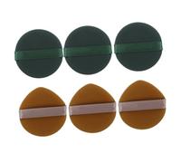 Ciieeo 6pcs Cosmetic Cushion Powder Applicators Made of Hydrophilic Polyurethane Super Soft and Dual-use for Dry and Wet Makeup Designed to Grip Powder for Face Application