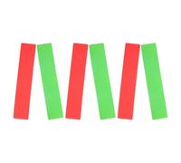 Ciieeo 6pcs Court Line Marker Kit for Tennis and Basketball Courts High Visibility Pvc Flat Rectangular Spot Markers, Antislip Design and Easy Installation for Temporary and Permanent
