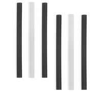 Ciieeo 6pcs Dustpan Replacement Edge Strips Rubber Lips for Garbage Shovels Wear-Resistant Rubber Strip Refill for Seamless Debris Collection in Home and Workplace Cleaning