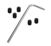 Ciieeo 6pcs Electric Guitar String Lock Screws with Hex Thread for Stable Tuning and Strong Retention Multipurpose Mounting Fasteners for Acoustic Electric Bass Guitar Neck Plates Quick