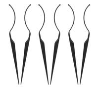 Ciieeo 6pcs False Eyelashes Fluffy Displaying Holder with Sturdy Acrylic Construction and Sleek Modern Design Versatile Eyelash Display Stick for Store Supply