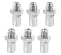 Ciieeo 6pcs Fire Extinguisher Nozzle Accessory Plastic Wide Fire Extinguisher Nozzles Silver 500ml-1l Capacity Easy Installation Reliable Replacement for Water-Based Spray Devices Home