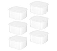 Ciieeo 6pcs Food Storage Containers Set for Refrigerator, Multi-functional Onion and Meat Storage Boxes Made of Safe and Sturdy Pp Material, for Fridge Fruit and Vegetable Preservation