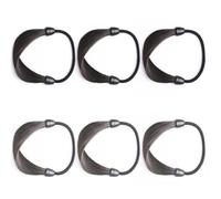 Ciieeo 6pcs Gold Hair Ties Elastic Ponytail Holders Made of High Temperature Silk Strong Elastic Band and Easy to Use Design, Hair Accessories for Women during Dating or Friends