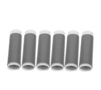 Ciieeo 6pcs Heat Resistant Cast Skillet Handle Covers Flexible Scald Rubber Pot Handle Sleeves with Easy Installation for Frying Pans and Saucepan Kitchen Use