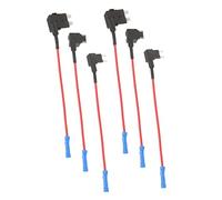 Ciieeo 6Pcs Heavy Duty Fuse Tap Assortment Inline Fuse Holders for Automotive Use Durable Tinned for Reliable Electrical Conductivity for Car Installation Needs