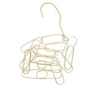 Ciieeo 6pcs Heavy Duty Iron Clothes Hanging Chains with Hooks for Retail Display Space-saving Metal Closet Organizer Load-bearing Chains for Market Shops Plants and Lighting Fixtures