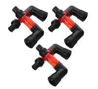 Ciieeo 6pcs Lighted High Performance Spark Plug Caps for Atv Dirt Bike Motorcycles Scooter Ignition Replacement Resistant to Heat Wear Efficient Fuel Economy Compact Lightweight