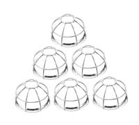 Ciieeo 6pcs Metal Alarm Protector Cage for Electronic Detectors Iron Wire Mesh Guard for Fire Sensor Safety in High-risk Areas Reusable Shield Extending Sensor Lifespan