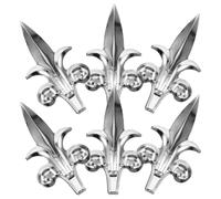 Ciieeo 6Pcs Metal Decorative Post Finials for Garden Fence European Style Pointed Fence Topper Caps 165Mm Height Yard Gate Post Accessories