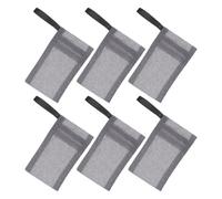 Ciieeo 6pcs Multi-function Soap Pouch with Nylon Fiber Material for Shower Use, Exfoliating Bath Soap Saver Bags that Create Lather and Provide a Pleasant Washing Feeling