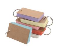 Ciieeo 6pcs Small Tearable Memo Pads with Matte Non-reflective Finish, Colour Coded Paper Notepads for Students, for Commuting on The Go Revision