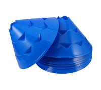 Ciieeo 6pcs Sports Training Cones for Soccer and Basketball Agility Drills, Lightweight Pe Material with Bright Blue Colours, for Fitness Training and Sports Practice Sessions
