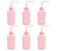 Ciieeo 6pcs Squeeze Bottles Eyelash Cleaner Wash Bottles 250ml Plastic Empty Suitable for Piercing and Plant Care