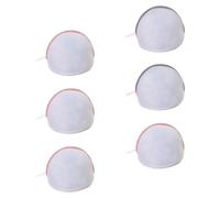 Ciieeo 6pcs Washing Bag for Delicates with Shell Support Frame and Reinforced Zipper Closure, Mesh Bra Laundry Bag Made of Polyester, Gently Cleaning and Prevents Deformation, Suitable