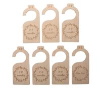 Ciieeo 7Pcs Closet Dividers Wooden Wardrobe Organizer for Newborn to Clothes Sturdy Clothes Hangers for Nursery Boy and Girl Closet Storage