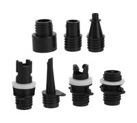 Ciieeo 7pcs Inflatable Kayak Pump Adapter Set with Air Valve Nozzles for Paddleboards and Inflatables, Portable Air Pump Connector Kit for Boating and Outdoor Water Sports