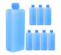Ciieeo 8-Pack Reusable Ice Packs for Portable Air Conditioner Fan, Mini Freezer Blocks for Cooler Bags, Small Cooling Bricks for Lunch Box Picnic and Camping, Blue Evaporative Chiller Accessories