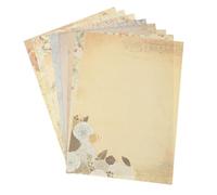 Ciieeo 80pcs Letter Paper Vintage Writing Paper Fine Workmanship Multi-Purpose Classic Style Beautiful Appearance for Well Wishes and Sending A Note for Birthdays Assorted Style