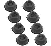 Ciieeo 8pcs Anti-slip Shock-absorbing Washer and Fridge Rising Mats, Multi-functional Refrigerator Foot Pads with Vibration Protection for Washing Machines and Appliances
