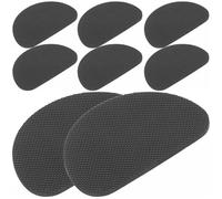 Ciieeo 8pcs Anti Slip Silicone Shoe Heel Patches Rubber Sole Protectors Non Slip Bottom Stickers Wear Resistant Pads for High Heels Women with 3mm Thickness