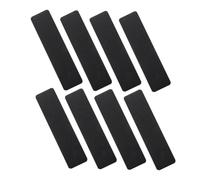 Ciieeo 8pcs Black PVC Non Skid Stair Treads Heavy Duty Non Slip Adhesive Outdoor Step Treads with Sanded Surface for Steps Easy Installation and Strips