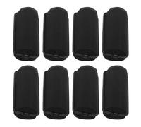 Ciieeo 8pcs Black Sponge Hair Rollers for Bangs and Hair Comfortable All-day Wear Heatless Curlers Suitable for Women with Long Short Medium