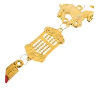 Ciieeo 8pcs Chinese Year Hanging Pendants Horse Year Decorations Resilient Bright Tassel Ornaments for Indoor Outdoor Home Office Garden Spring Festival