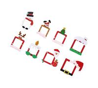 Ciieeo 8pcs Christmas Light Switch Covers Decorative Wall Plates with Reindeer Snowman Tree Patterns for Holiday Decor Fade Resistant Design