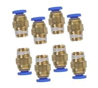 Ciieeo 8pcs Connect Air Hose Fittings Compact Pneumatic Connectors for Tight Spaces High-Pressure Resistant Airline Tubing Accessories