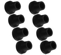 Ciieeo 8pcs Non-Slip Cane Tips Replacement Tips Rubber 16mm Secure Grip Anti-Slip Sturdy Design for Outdoor Use on Different Types of Flooring for Elderly and Individuals with Mobility